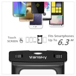 زیپ کشویی کیف ضد آب شناور، کیف خشک موبایل کیسه کیسه جهانی کیسه ضد آب جهانی 0