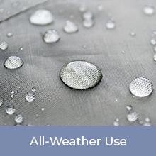 CARGOES COVER CANVAS & SUPPLY برزنت بوم برای سقف، فضای باز، پاسیو. باران یا خورشید (برگشت پذیر، نقره ای و سیاه) 0