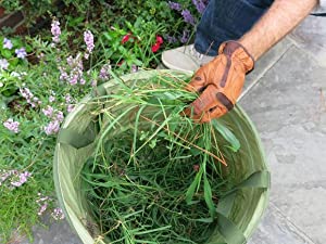 کیسه برگی ضد آب گونی چمن زباله زباله در فضای باز کیسه پاپ آپ کیسه تاشو ظروف باغبانی 1