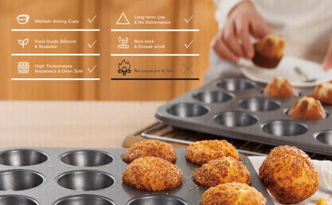 Katbite Cupcake Liner 150pcs Standard Muffin Liners, Disposable Baking Cups