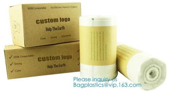 Compostable Produce Bags Food Storage, Food Waste Kitchen Bag, Vegetable Based, Grow Bags, Food Scraps Yard Waste Bags