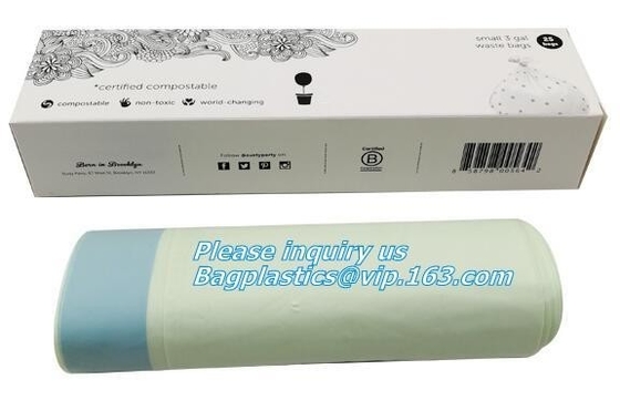 Compostable Produce Bags Food Storage, Food Waste Kitchen Bag, Vegetable Based, Grow Bags, Food Scraps Yard Waste Bags