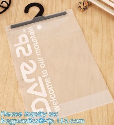 Frosty Transparent Pvc Hook Bag For Underwear Packing,Frosted PVC Zipper Hook Bags For Swimwear Underwear,Swimwear,Short