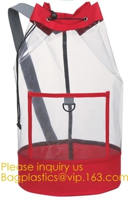Biodegradable Eco-Friendly Backpack Duffel Laundry Bag Sport Polyester String Backpack Drawstring Backpack Pvc Bag, Sack