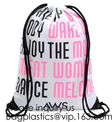 Multicolor Drawstring Backpack Bags Sports Cinch Sack String Backpack Storage Bags For Gym Traveling Backpack Drawstring