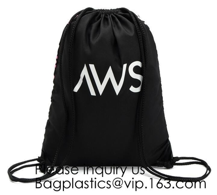 Multicolor Drawstring Backpack Bags Sports Cinch Sack String Backpack Storage Bags For Gym Traveling Backpack Drawstring