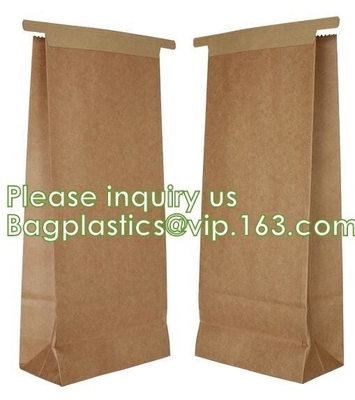 biodegradable bag Child proof bag Stock pouch Flat bottom pouch Stand up pouches Kraft paper bag Food packaging bag coff