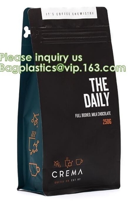 biodegradable bag Child proof bag Stock pouch Flat bottom pouch Stand up pouches Kraft paper bag Food packaging bag coff