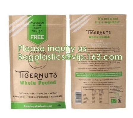 Biodegradable, Compostable, Corn starch Bags, square bottom bags, block bottom, round bottom, stand up pouch zip bags