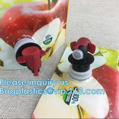 Amazon Best seller Juice Fresh Food Packaging FDA 80ml Stand Up Spout Pouch With Double k Reusable Plastic Bag
