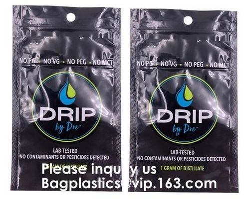 Smell Proof Custom Printed Black Foil Laminated Mylar Bags With k For Food,Mylar Bags Gummy Candy Weed Packaging