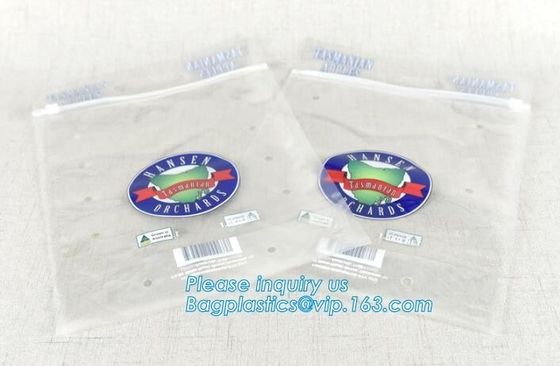 frozen food plastic packaging bag with slider zipper, pe zip lock bag with slider, slider k perforated fresh grape
