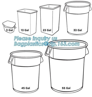 100% Biodegradable Compostable Plastic Garbage Bags, 100% Biodegradable Black Plastic Garbage Bags/Environmental Compost