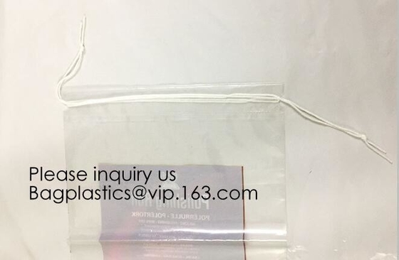 Compostable, Biodegradable Laundry Bags Hospitality Travel Shoe Bags Non-Woven Storage with Rope for Men and Women Large