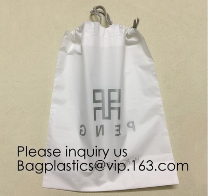 Corn Starch PP, Ldpe, Hdpe, Eva, Pvc, Cpe Hospitality Drawstrings Polyethylene Bags Drawstring Backpack Pockets School