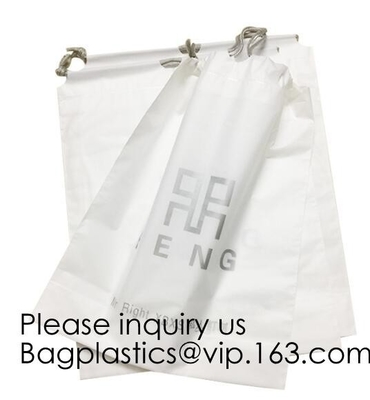 Corn Starch PP, Ldpe, Hdpe, Eva, Pvc, Cpe Hospitality Drawstrings Polyethylene Bags Drawstring Backpack Pockets School