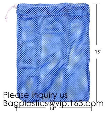 washable Reusable Woven Polyester Clothes Garment Bag Lingerie Mesh Bags OEM Mesh Laundry Bags customized gift packing