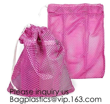 washable Reusable Woven Polyester Clothes Garment Bag Lingerie Mesh Bags OEM Mesh Laundry Bags customized gift packing