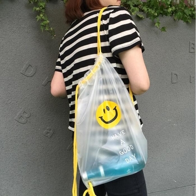 Drawstring Bag With Cord Lock And White Sturdy Mesh Material For Factories, College, Dorm, Storage Sturdy & Breathable