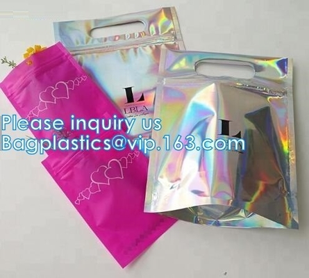 mylar zipper bags Three side seal bags bags with clear front Spout pouches Plastic bag Paper products Pill packages