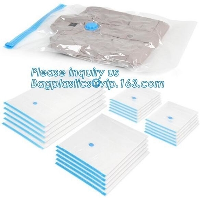 vacuum storage bag set, plastic nylon pe vac bag for travel,  clothes storage bags vacuum, bagplastics, bagease