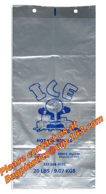 Party Bags, Ice Bags, Wine Carrier, Ice Bags, Ice Cube Bags, Ice Packaging, 4 Mil Poly Bag