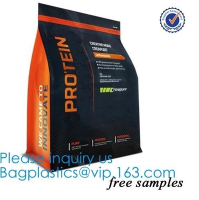 Side Sealed Square Flat Box Bottom Coffee Packaging Bags,Side Seal Gusset Food Grade Packaging Bags With k Organic