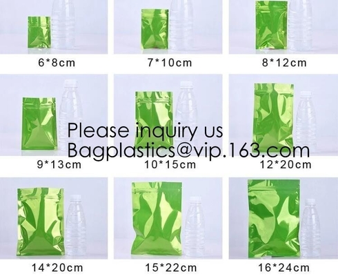 Top zip plastic bag food packaging/ 3 side seal zipper bag/ stand up pouch k bag for meat,pork,beef,sea food pack
