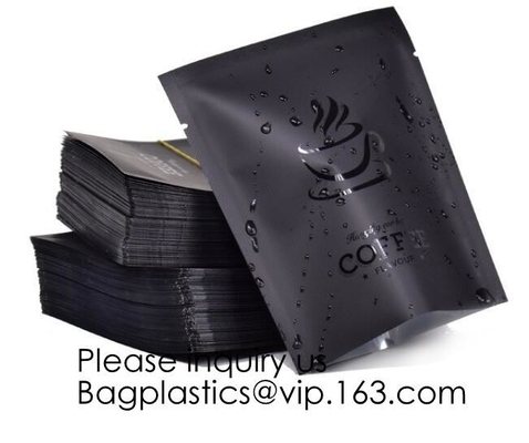 Three Side Sealed Flat Paper Coffee Pouch One Pack Drip Coffee Bag,Aluminum Foil Drip Coffee Pouch Hanging Ear Bag, pack