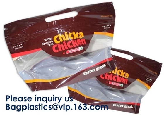 Chicken Plastic Packaging Pouch Bag,Custom Printed Rotisserie Chicken Bags Roast Chicken Packaging Bag, Bagease, Bagplas