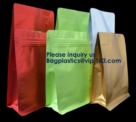 Square Bottom Plastic k Stand Up Pouch Chocolate Bar Snack Food Packaging Bag,Moisture Barrier Bag Esd Metalized S