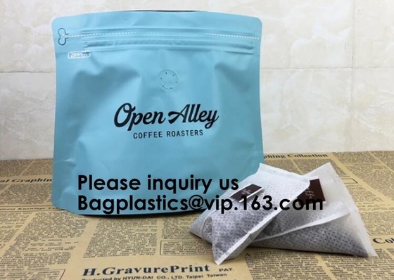Matte Metallic Color With Frosted Window Display Stand-Up K Bags,Aluminum Foil Back - Resealable K And Heat