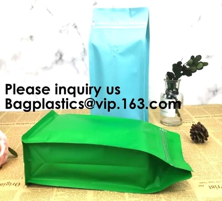 Kraft Bags With Window, Resealable Large Kraft K Food Storage Bags ,Storing Food,Nuts,Seeds,Beans,Tea Leaves, Coffe