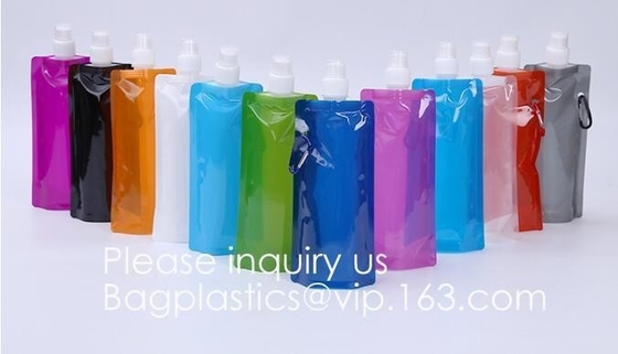 Collapsible Water Bottle Reusable Drinking Water Bottle With Clip For Biking, Hiking Travel, Gym, Sports, Teams, Hiking
