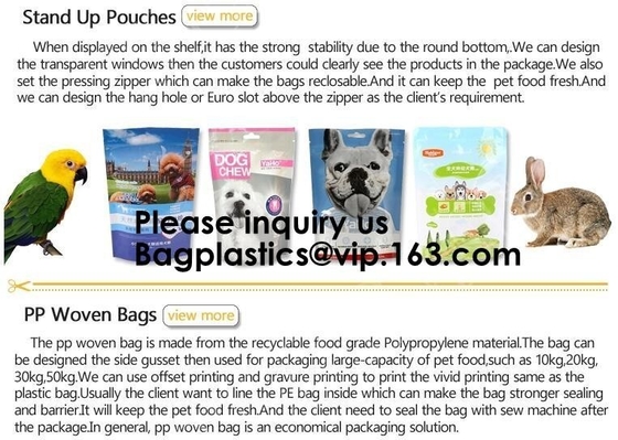 Choco HANDLE RICE BAGS,Handy Handle Slider K Pet Food Bag, Bread, Ceral, Flour, Granola, Oats, Rice Pack, Handle, Handy