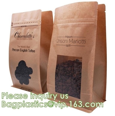 Bio Handle Eco Kraft Waterproof handle Rice Packing Food Packaging, Such As Rice, Tea Leaves, Dried Nuts, Corns