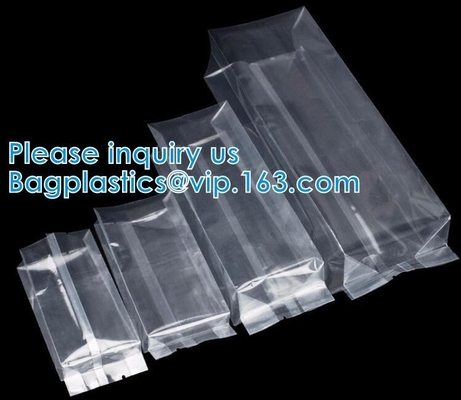 Kraft Paper Side Gusset Bag Open Top Heat Sealing For Snack Cookie Tea Take Out