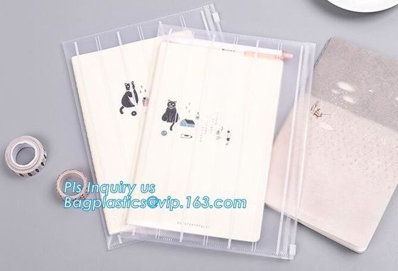 zipper slider bags for pencils pens, frosted vinyl EVA zipper blanket bags for garment packing, school pencil bag/printi