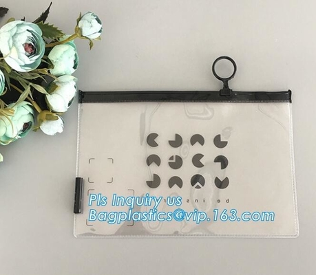 zipper pouch clear vinyl pouch clear slider bags, slider zipper pvc pouch clear vinyl pvc k bags, hanger hole/pouc