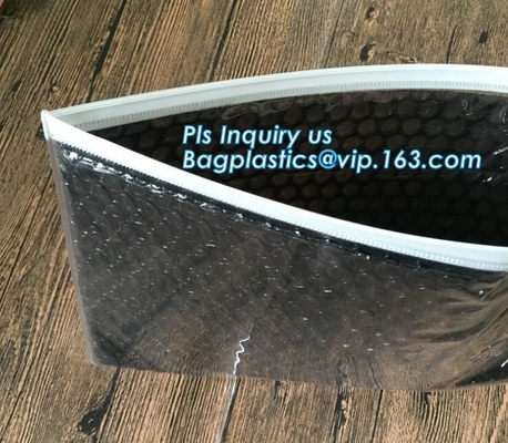 Air Bubble Bag with Slider Zipper, Pink Bubble Bag, Custom Printed Slider k Bubble Bag, Anti Shock Plastic PE Mate