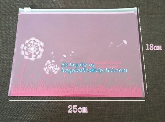 resealable mini plastic slider ldpe zipper storage bags, transparent slider zipper bag/k packing garment / clothes