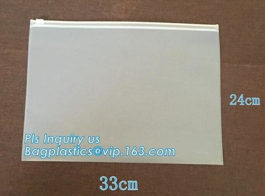 resealable mini plastic slider ldpe zipper storage bags, transparent slider zipper bag/k packing garment / clothes