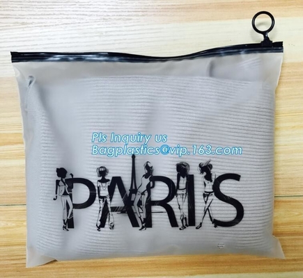 Pouch Slider plastic Zipper Folder PVC Clear cosmetic bag pencil pen packaging bag, storage use ldpe zipper slider bag