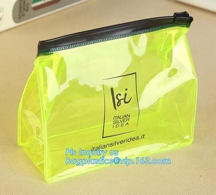 EVA clothing bags plastic slider zipper case, Custom printed side guesset foil slider zipper, resealable packaging slide