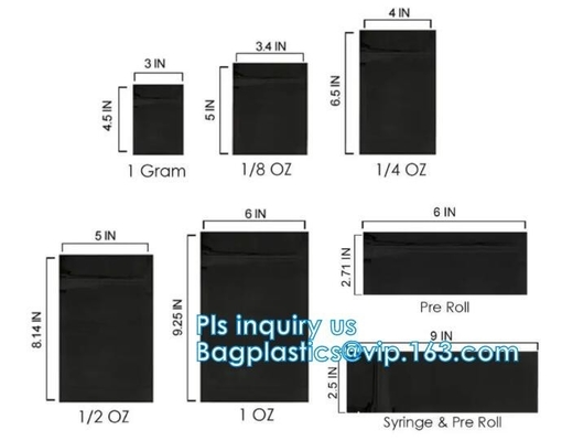 Child Resistant Double Zipper Mylar Packaging Bag, Security Feature zip locks bag, Child Baby Resistant k Bag