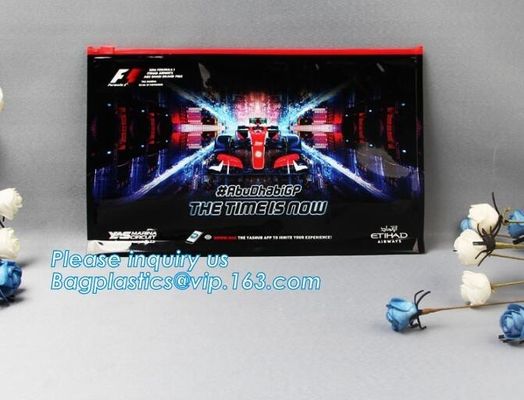 Custom Mini k Bag,Frosted Pvc k Bag, Zipper Slider Frosty Soft Bag Pouch, travel cosmetic makeup slider bag