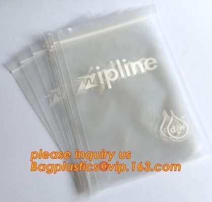 Double zipper tracks LDPE clear plastic k bag plastic k freezer bag, double track k bag for grocery, w