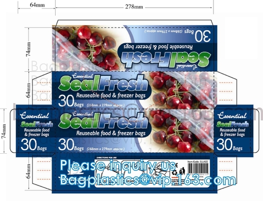Zipper Seal Food Storage Bag, Zipper Seal Freezer Bag, Zipper Seal Food Storage Bag, Zipper Seal Sandwich Bag
