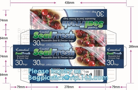 Zipper Seal Food Storage Bag, Zipper Seal Freezer Bag, Zipper Seal Food Storage Bag, Zipper Seal Sandwich Bag