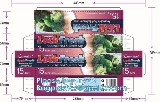 Heavy Duty Plastic Reclosable Zipper Bags zipock bag, zipper bag, reclosed bag, packaging bag COMPOSTABLE BIODEGRADABLE